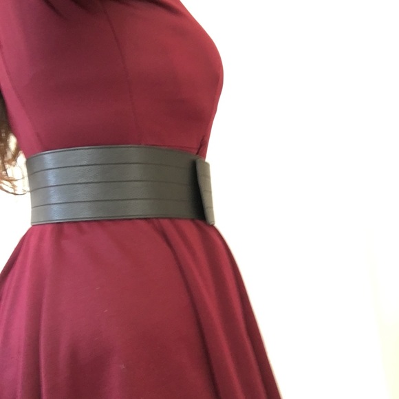 THEORY black leather belt - size L - Picture 4 of 6